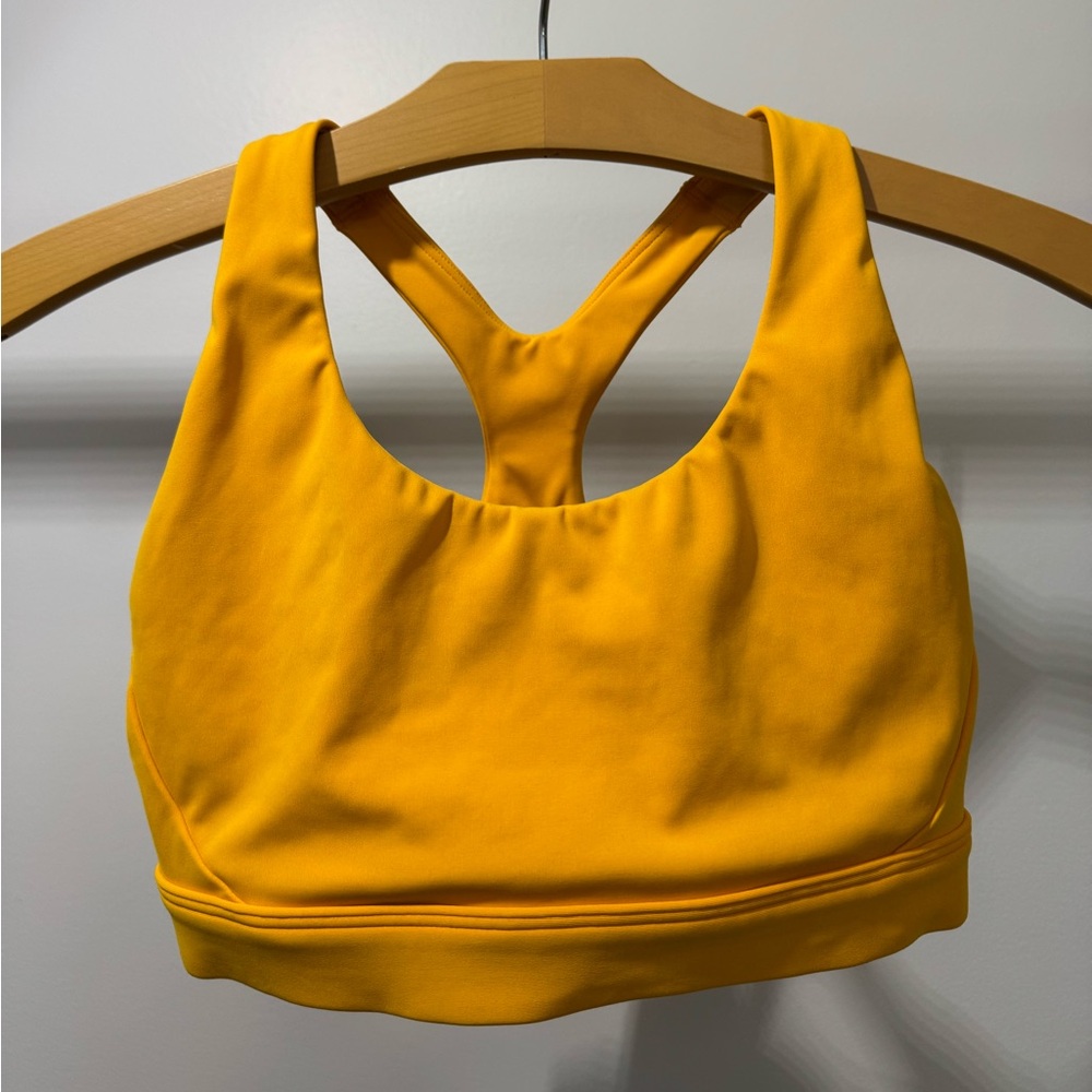 Athleta Yellow/Orange Ultimate Sports Bra